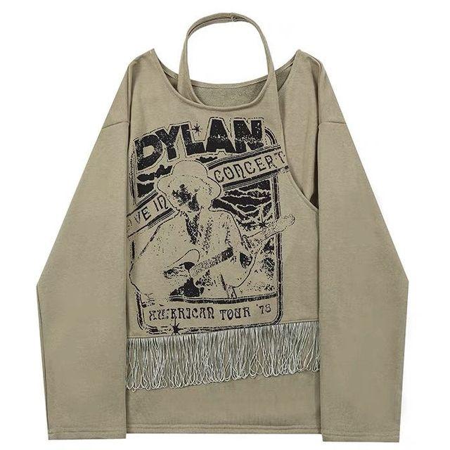 (신상+깜작세일)빈티지 오프 어깨 맨투맨