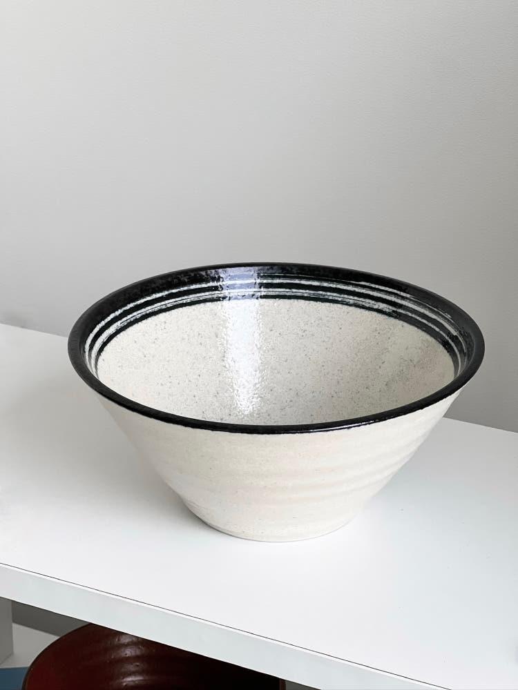 Navy Line bowl • 일본 도자기 면기 덮밥그릇 라면그릇 국그릇 신혼부부