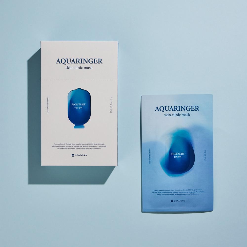 [10매] 리더스 아쿠아링거 스킨 클리닉 마스크 25ml