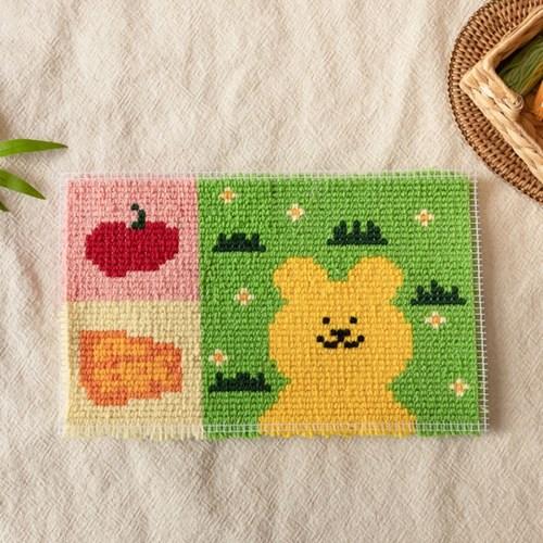 hobbyful 반곰이의 추억여행 스킬자수 카펫매트