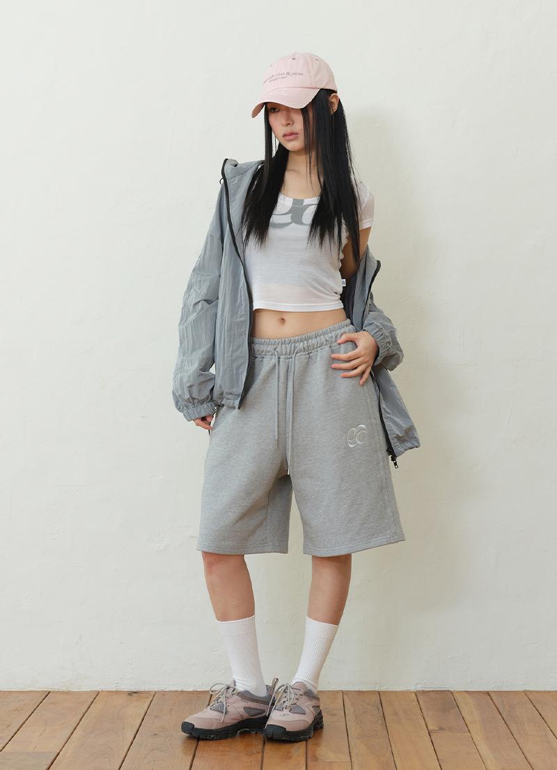 GG TRAINING BURMUDA PANTS / GRAY