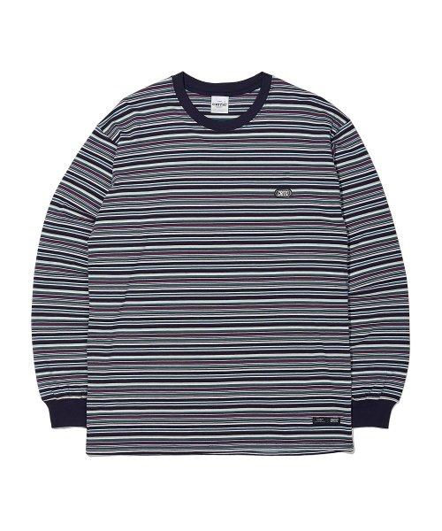 STRIPE 롱 슬리브 Violet