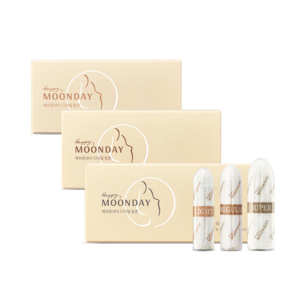 해피문데이 유기농 디지털 탐폰 (라이트,레귤러,슈퍼 세트)