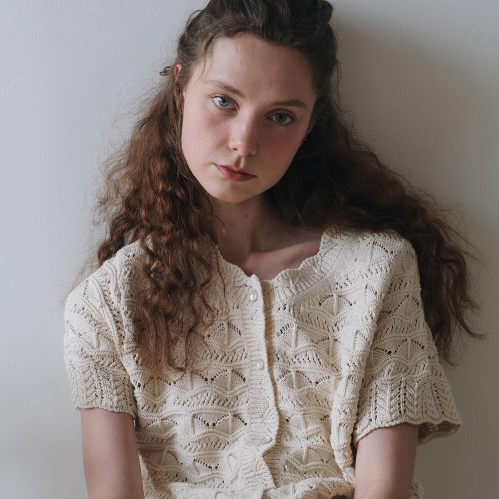 [2차] Crochet Cardigan (Beige)