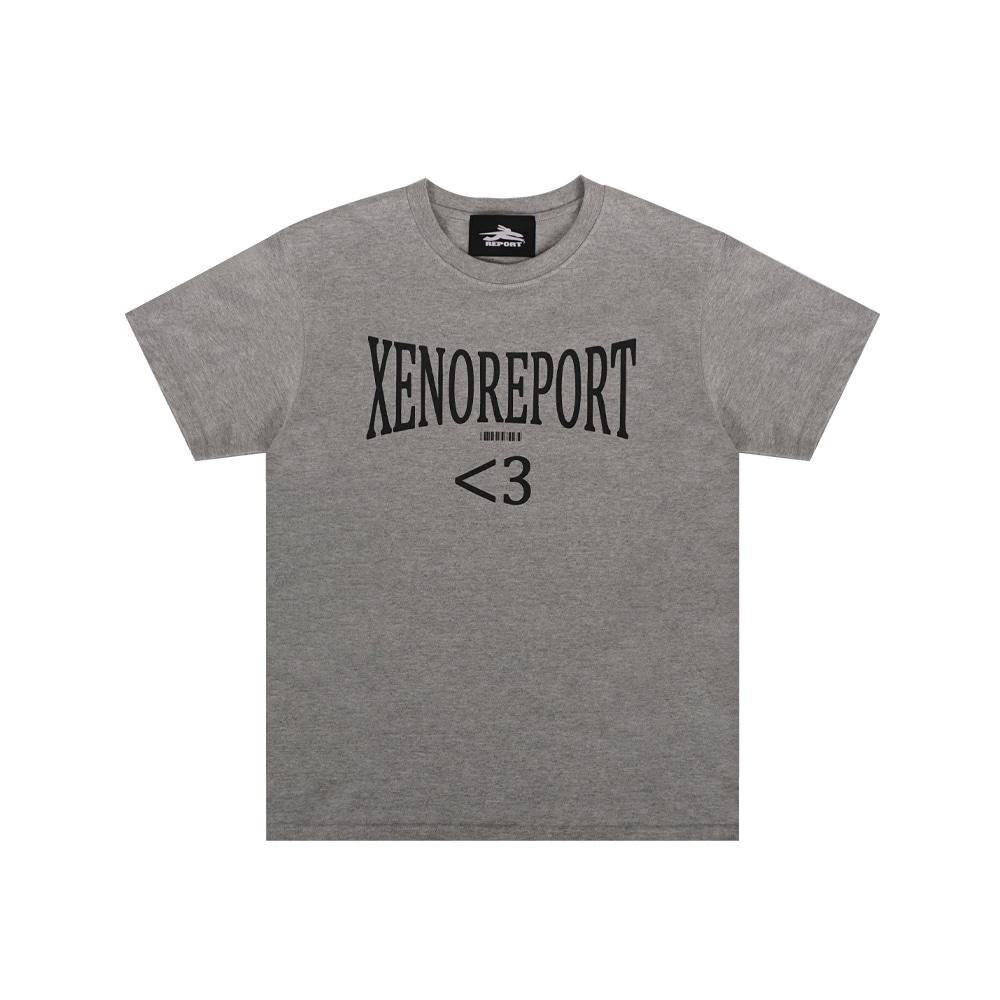 XENOREPORT <3 TEE (GREY)