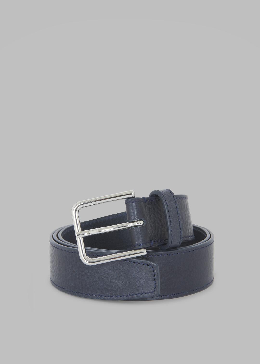 Toni Leather Belt - Dark Navy - XS