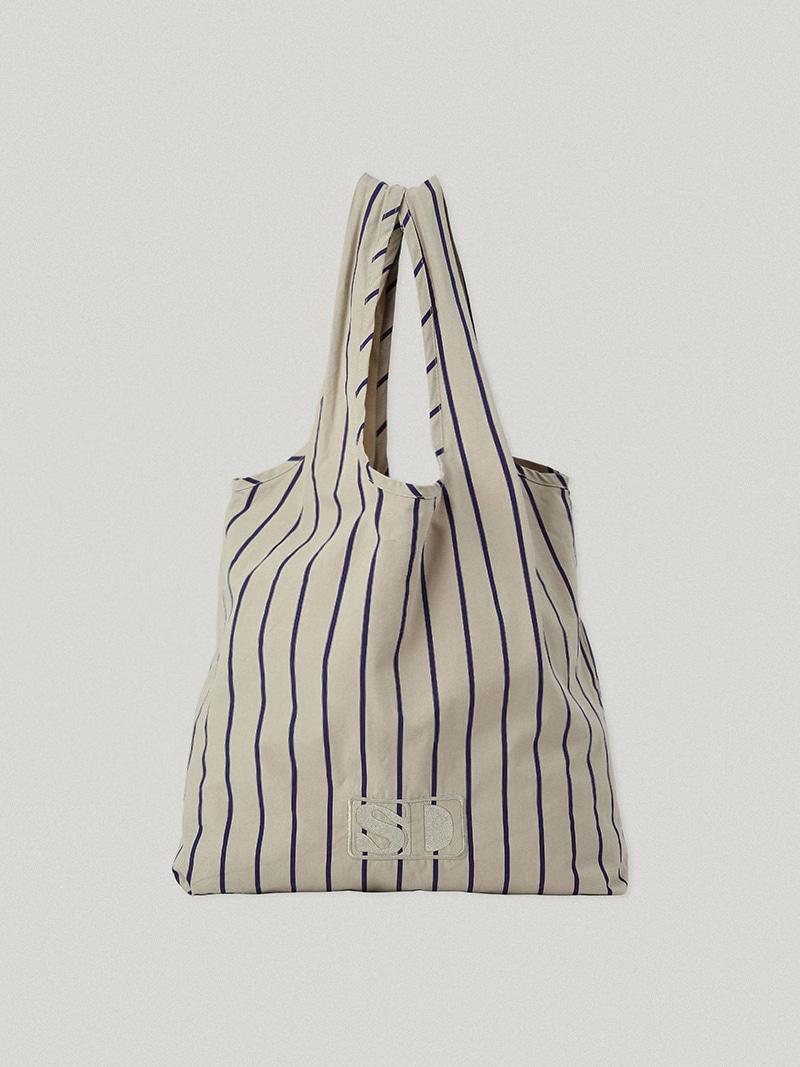 Mug Striped Bag Beige