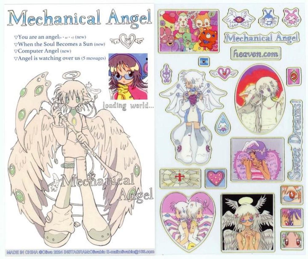 [ Oliwa ] Mechanical Angel 스티커 2종