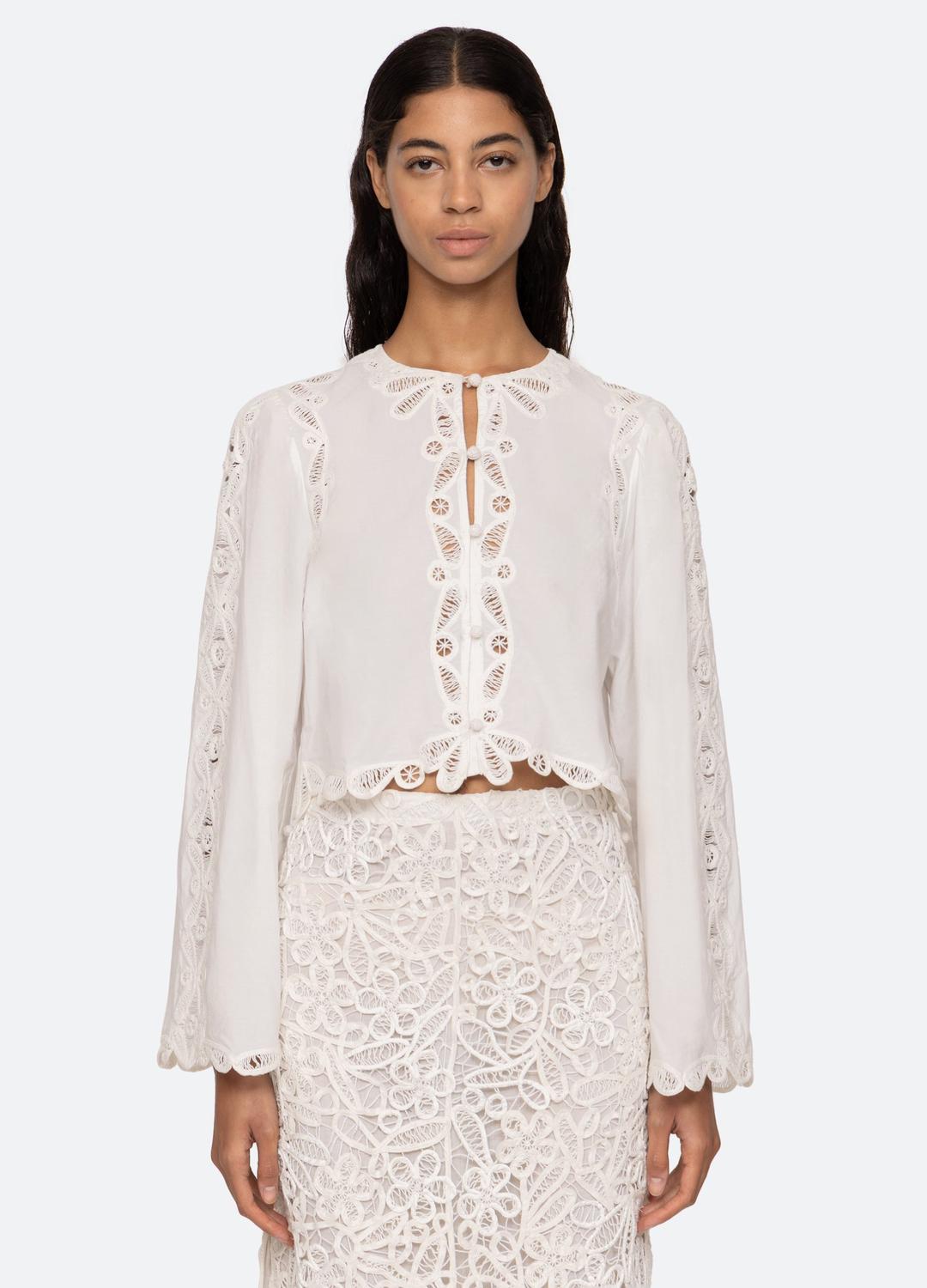 Elke Top - L / White