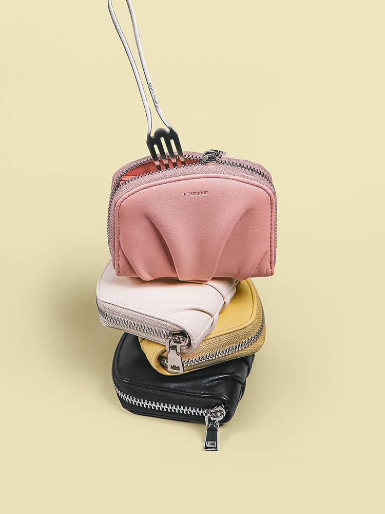 르마스크 도우 지퍼 동전 카드지갑 (4컬러)