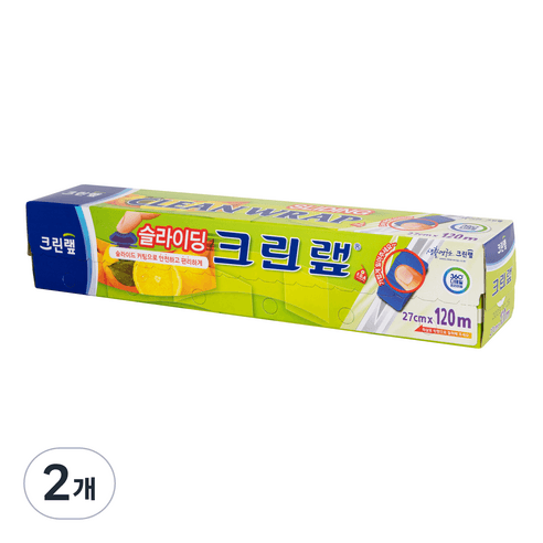 크린랲 슬라이딩 커터 크린랲, 27cm x 120..., 2개