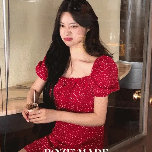 [MADE, S/M] 도로시 도트 반팔 원피스 (2color) [하객룩,데이트룩]