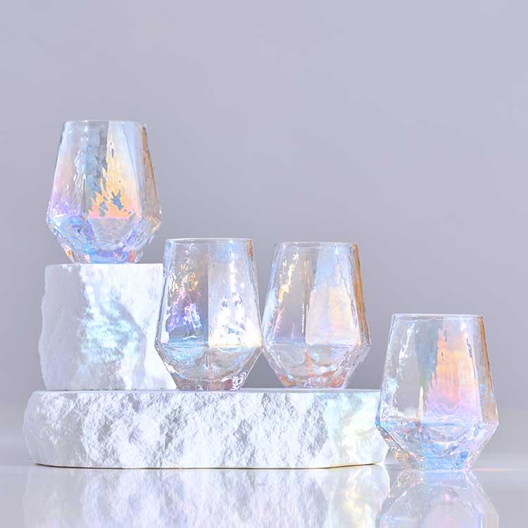 "원조 오로라 맛집" 홀리데이 소주잔4P+선물상자 / 신혼부부 결혼 집들이 선물