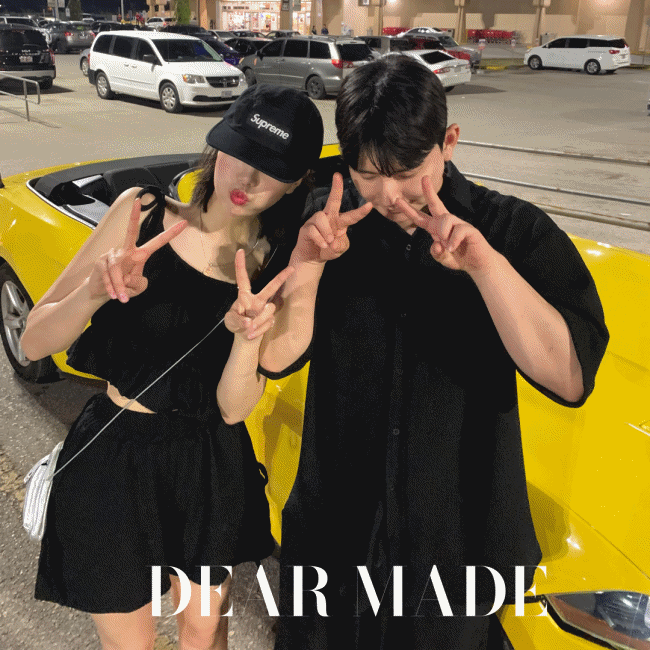 [🔥디어MADE🔥/셋업가격/오늘출발] 플로우 뷔스티에 팬츠 투피스 셋업 신혼 여행 여름 커플시밀러룩