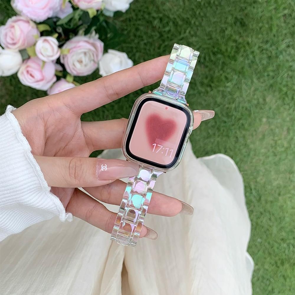 애플워치 투명스트랩 오로라 슬림 여름 8 7 se 2 호환 40mm 41mm