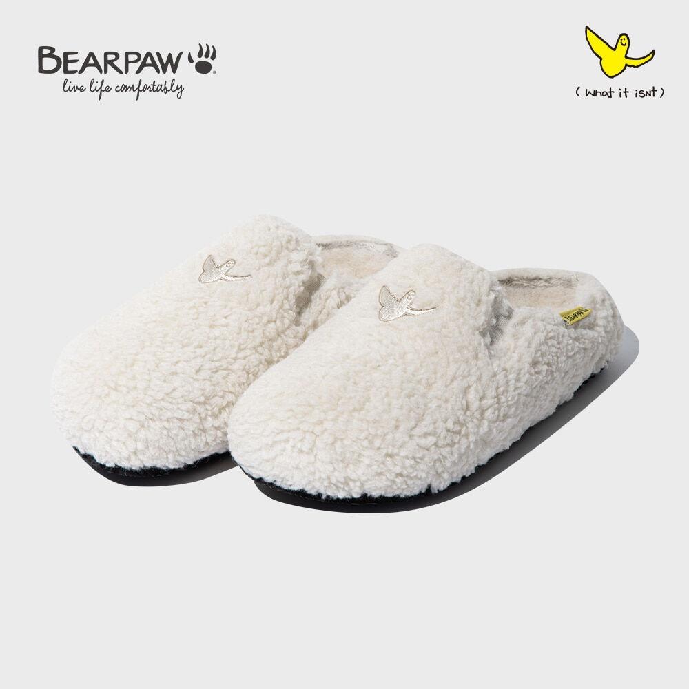 [BEARPAW X WII] 엔젤 플리스 슬리퍼 아이보리