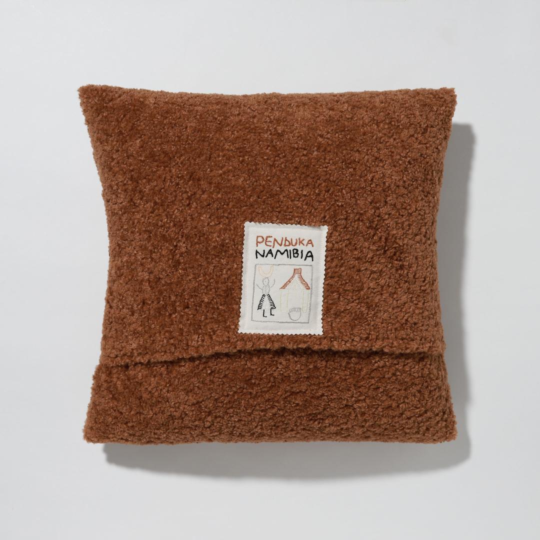 hugme cushion - teddy brown (45*45)