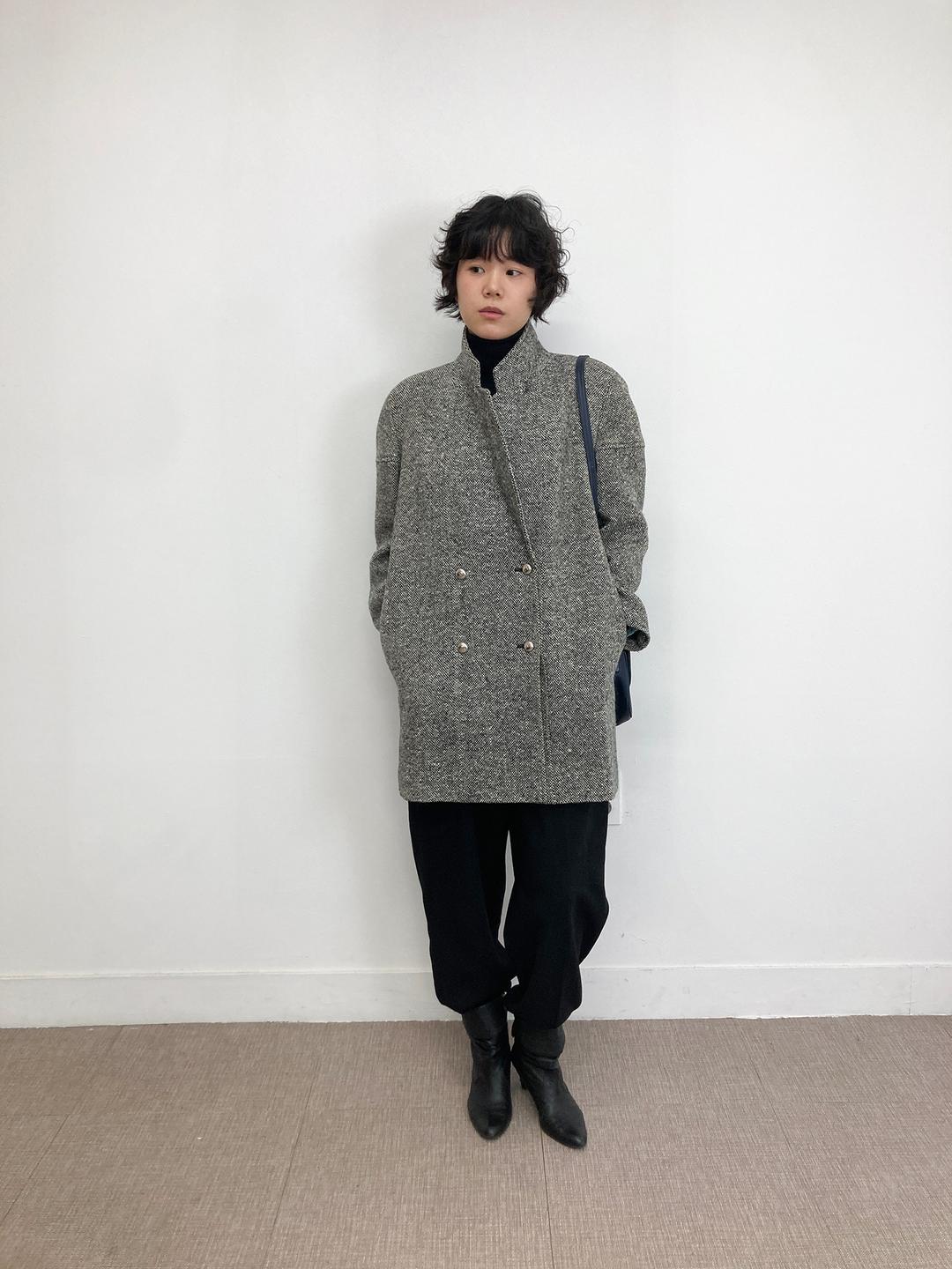 Courrèges wool double coat
