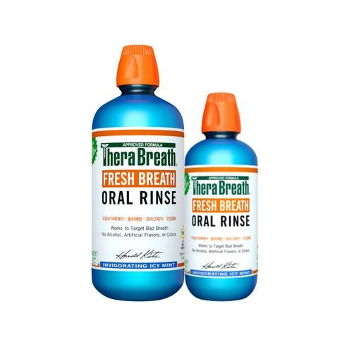 테라브레스 프레시브레스 오랄린스 인비고레이팅 아이시민트 구강청결제, 1.473L, 1세트 - 구강청결제 | 쿠팡