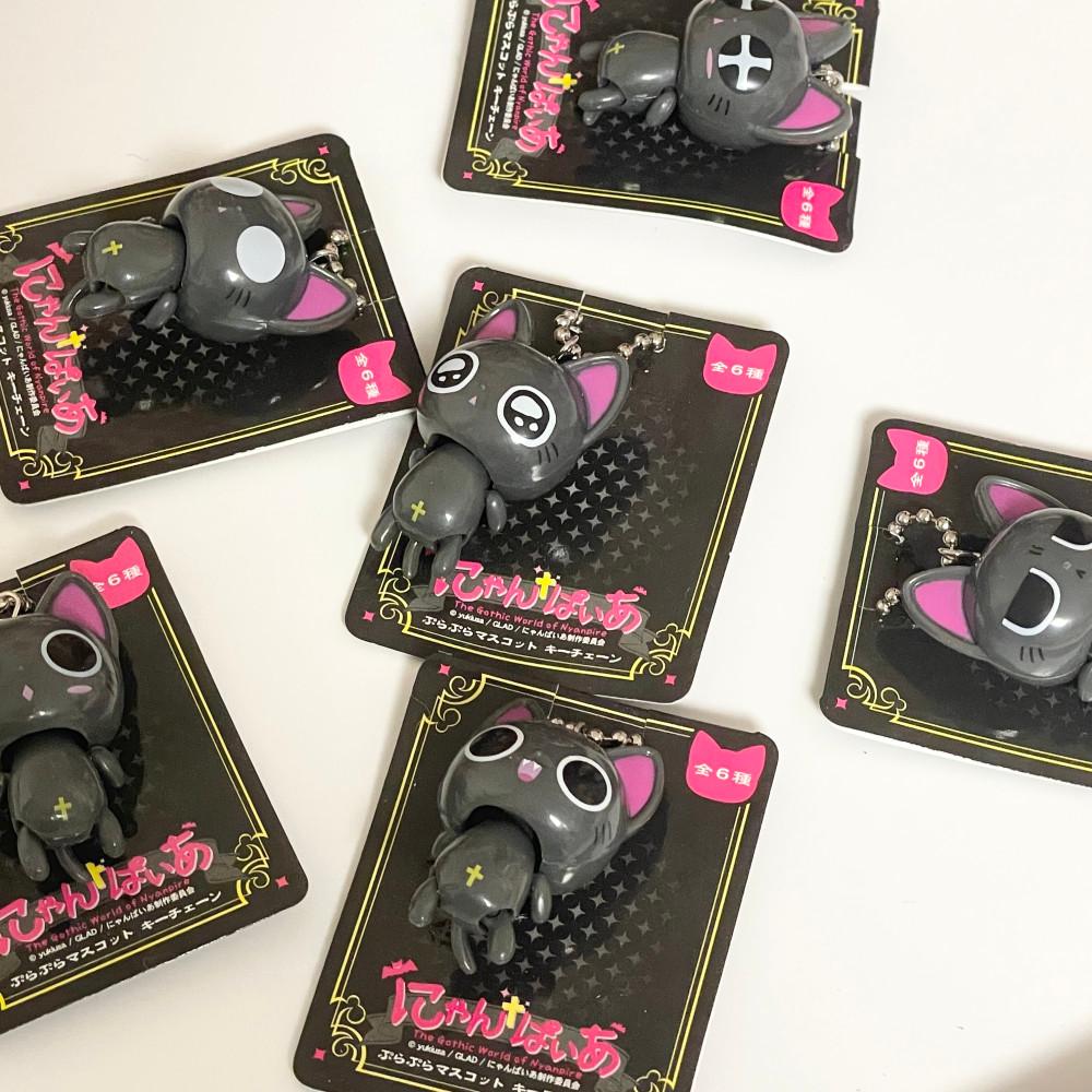 악마 냥이 흔들흔들 키링