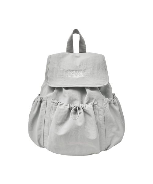 CLASSIC LOGO STOPPER POCKET BACKPACK gray