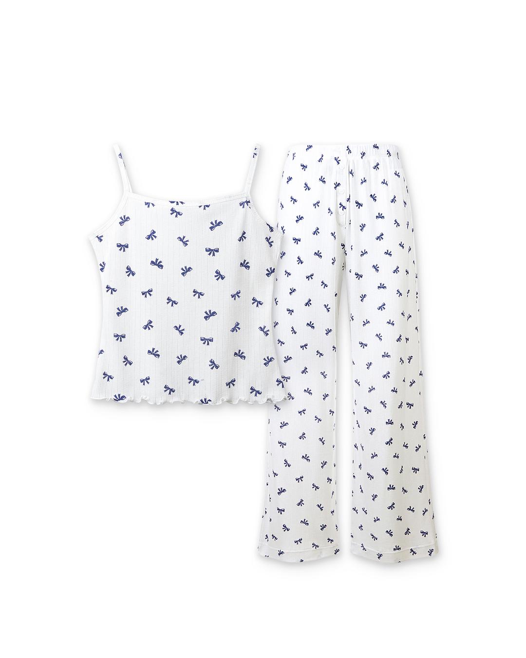 [ Pre Order 5% / 13일 발송 ] Bon Bon Ribbon Sleeveless & Pants