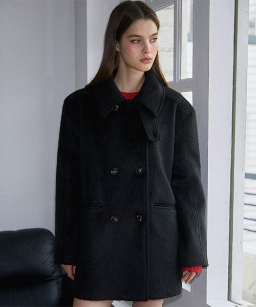 로제프란츠(ROSEFRANTZ)  High Neck Half Coat [Black] - 사이즈 & 후기 | 무신사
