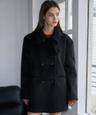 로제프란츠(ROSEFRANTZ)  High Neck Half Coat [Black] - 사이즈 & 후기 | 무신사