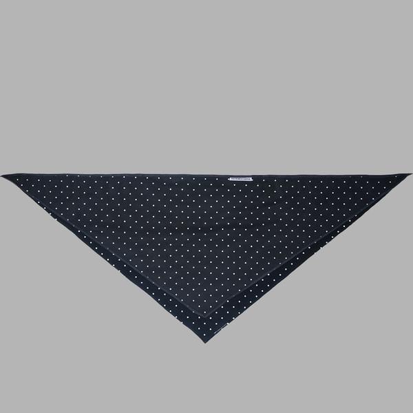 LAYERED DOT SCARF (DARK NAVY)