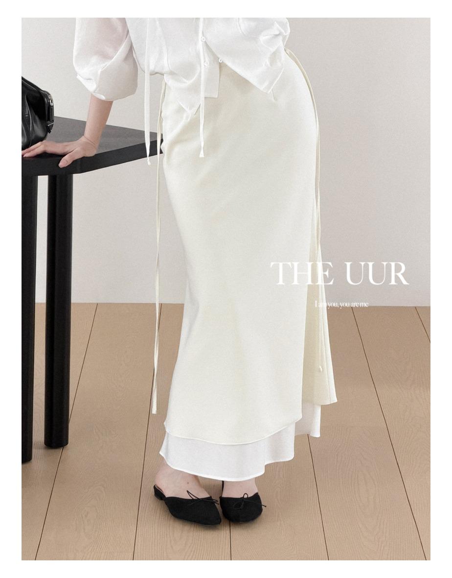 [롱M7일소요] uur francais mermaid skirt [ivory]