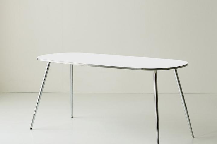 클레르 미드센츄리 6인 타원형 식탁 테이블 1600