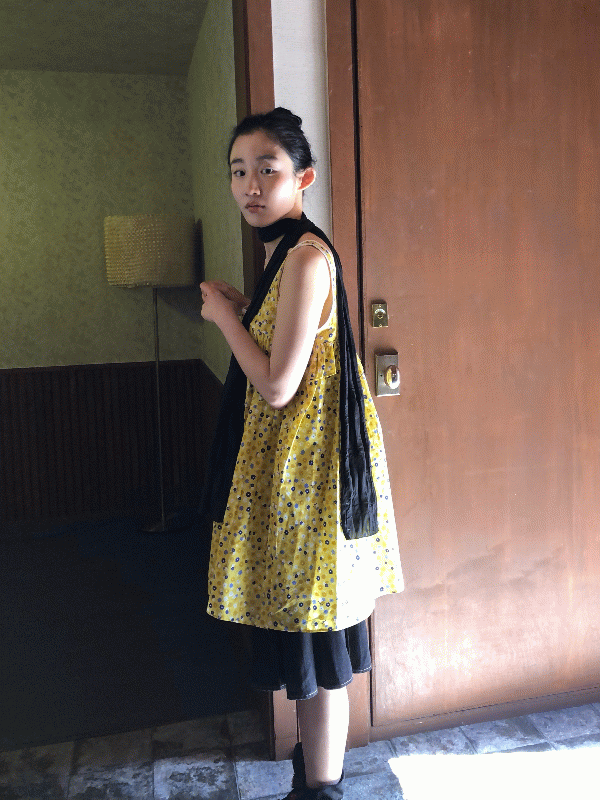 썬플라워 드레스