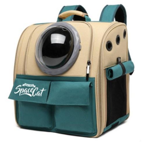 스페이스캣 반려동물 이동가방 백팩, 베이지, 37 x 25 x ..., 1개 - 백팩 | 쿠팡