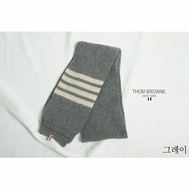 톰브라운 스트라이프 캐시미어 목도리