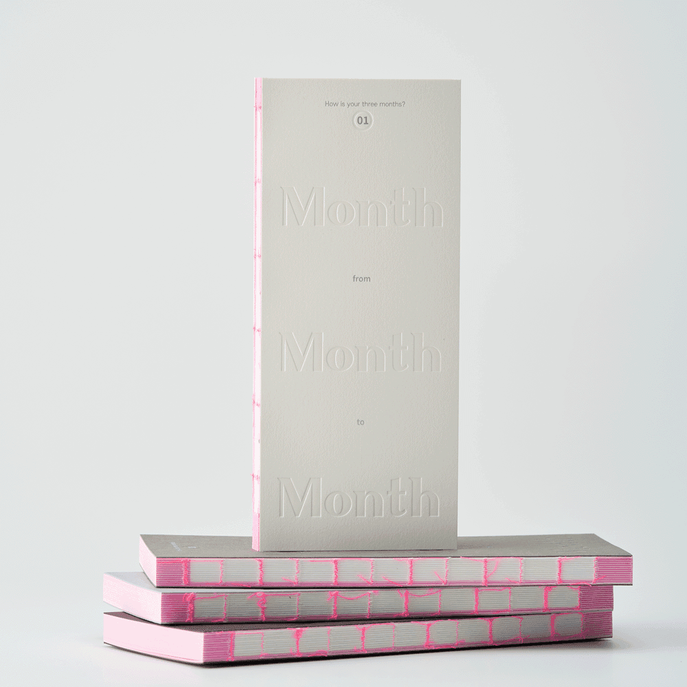 month from month to month 3개월 다이어리