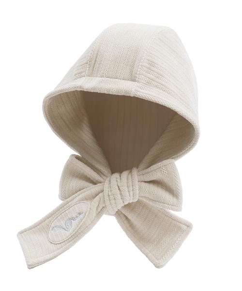 WXAC012 유키미미 후드 머플러 (IVORY)