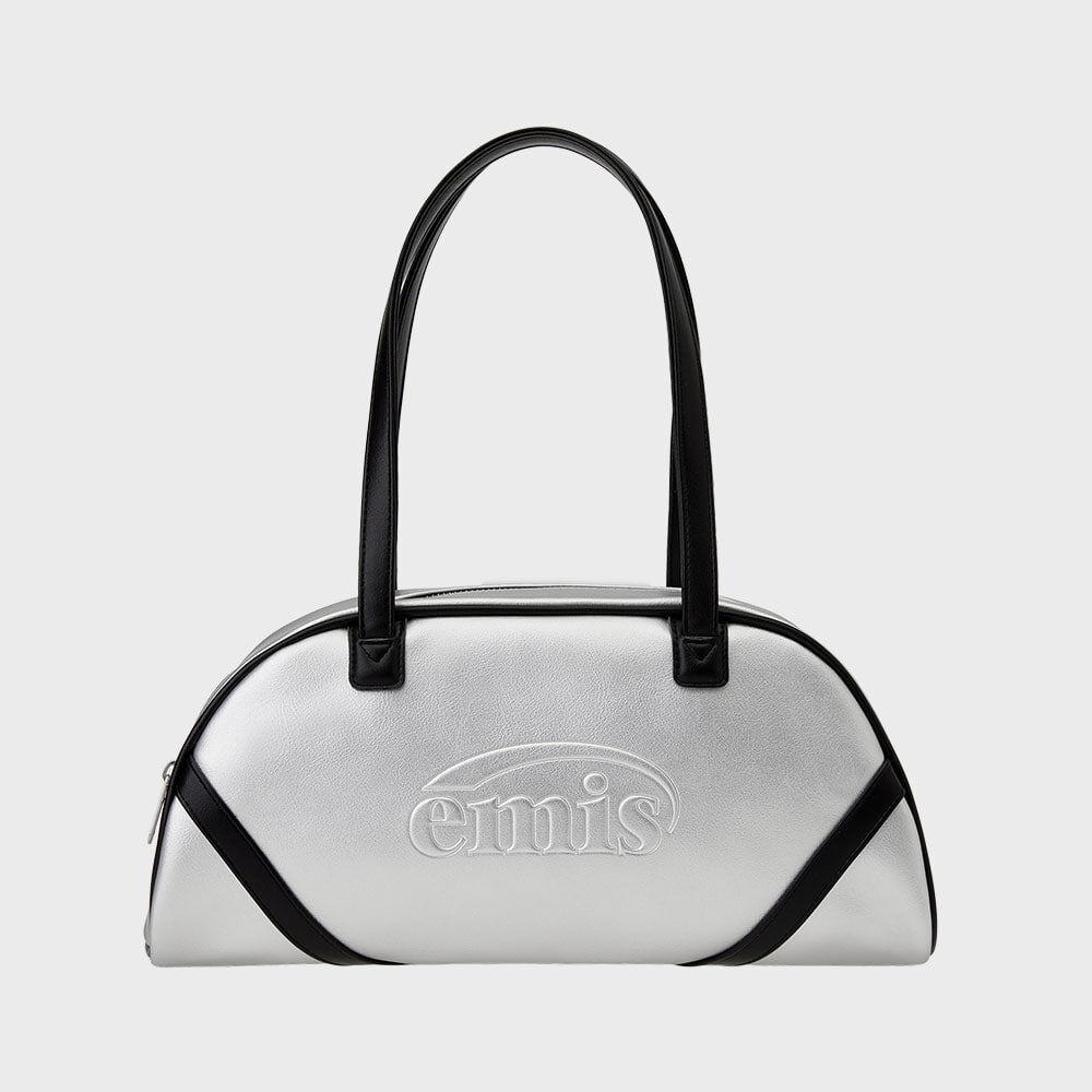 WIDE VINTAGE TOTE BAG-SILVER