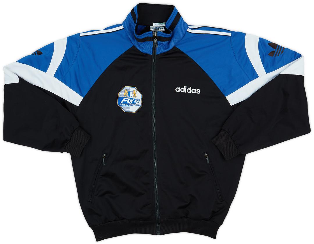 1996-98 FC Luzern adidas Track Jacket - 8/10 - (S)