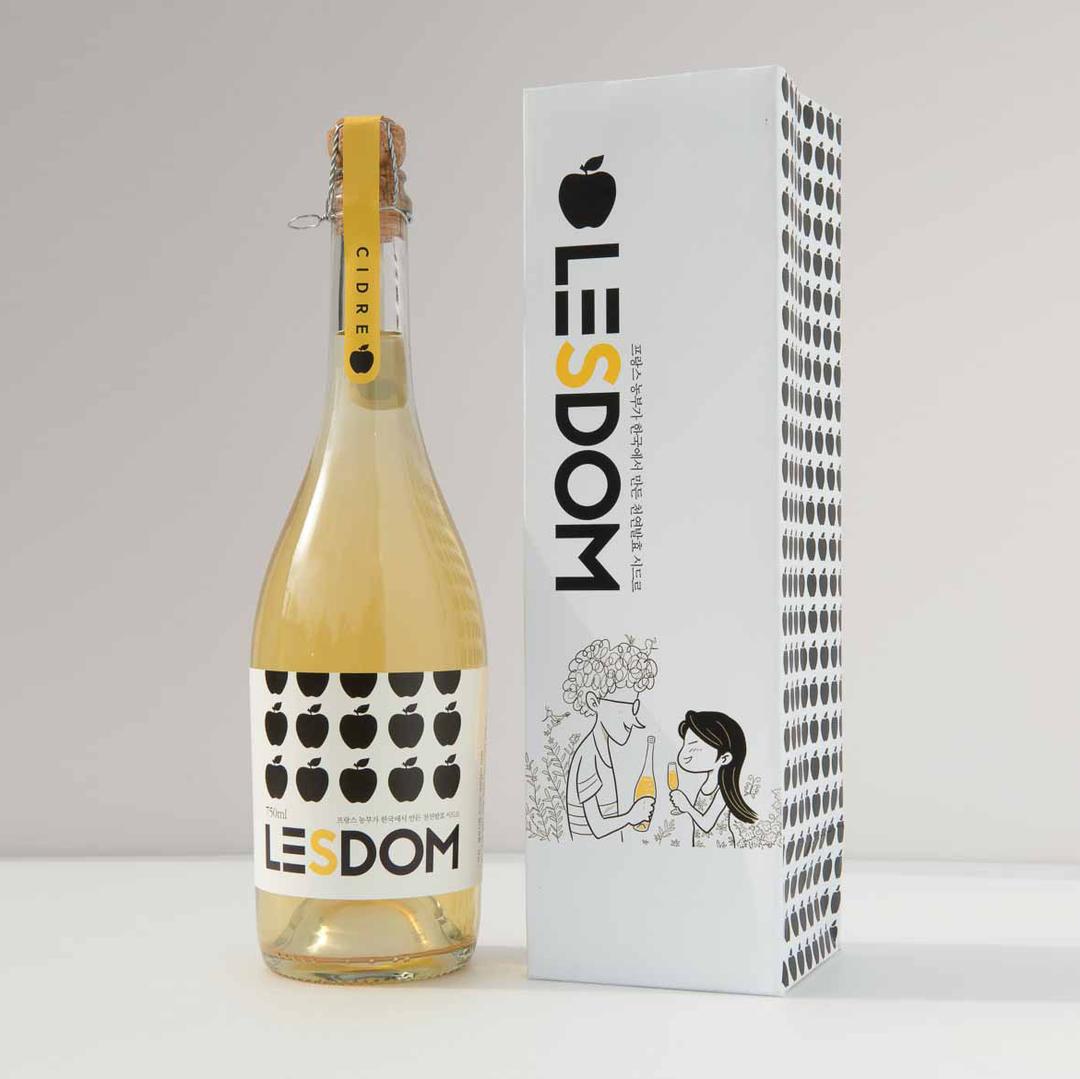 레돔LESDOM 시드르 프랑스 농부가 한국에서 만든 사과스파클링 와인 750ml 6%