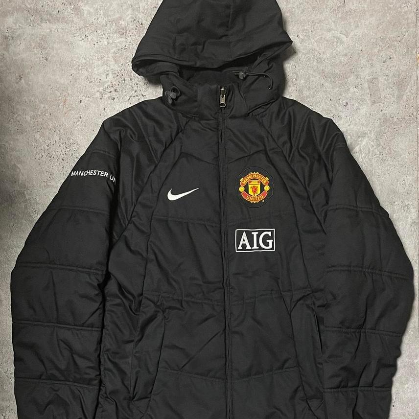 나이키 맨유  빈티지 aig 파카 점퍼