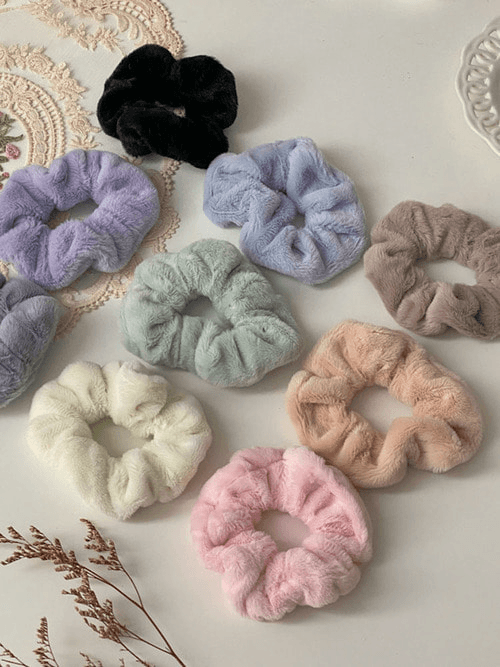 1+1 소프트 에코퍼 헤어슈슈 스크런치 곱창 머리끈 9color