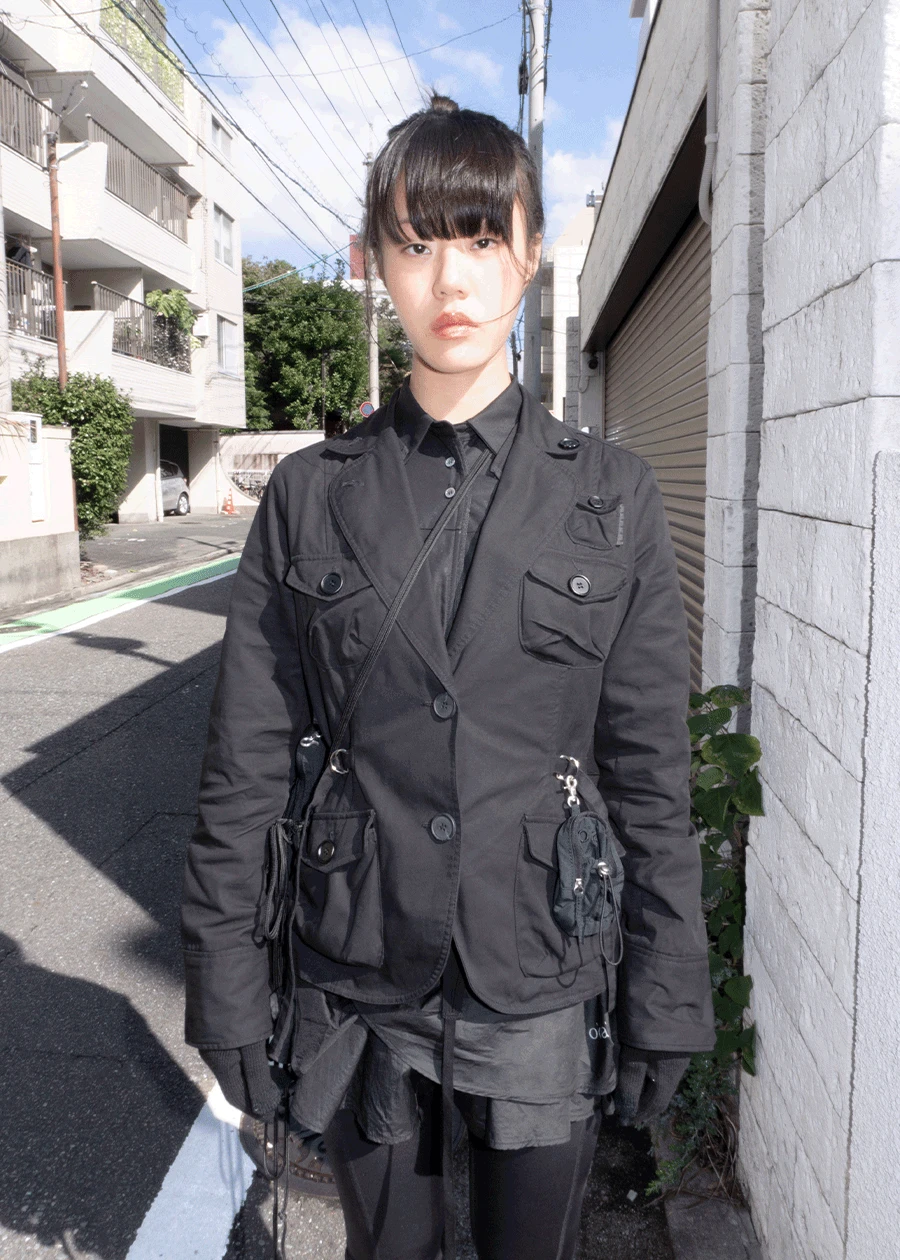 POCKET TRAVEL JACKET BLACK