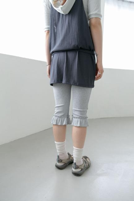 frill half leggings(2colors)