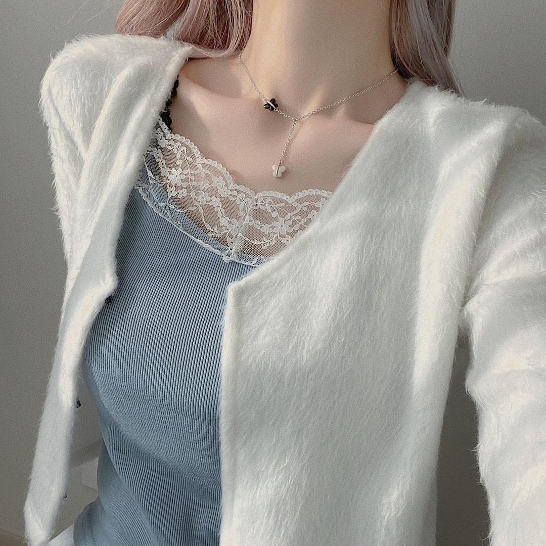 효미르 [1+1할인/러블리!]Lovely mood lace bustier-러블리무드 레이스 끈나시 4컬러