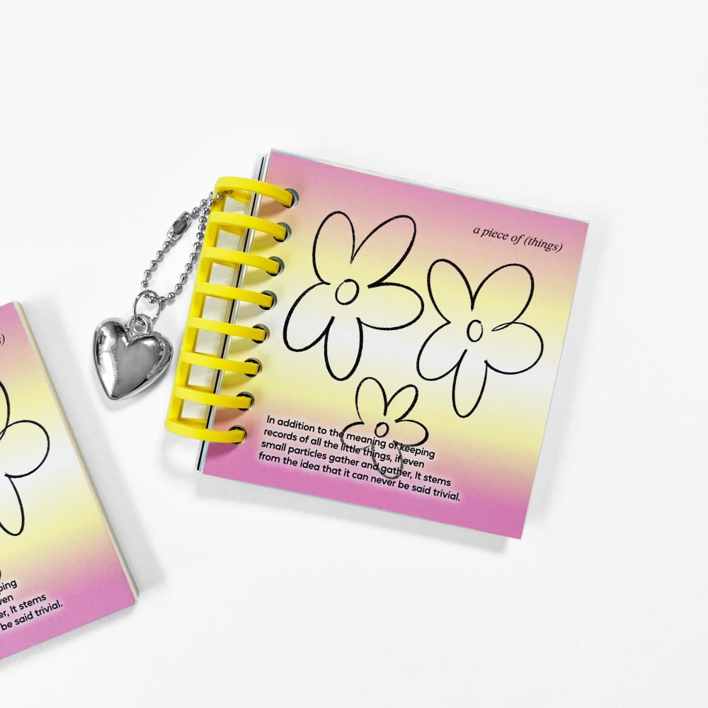 (미니루즈링노트) mini loose ring note 스크랩북 다꾸 다이어리 미니노트