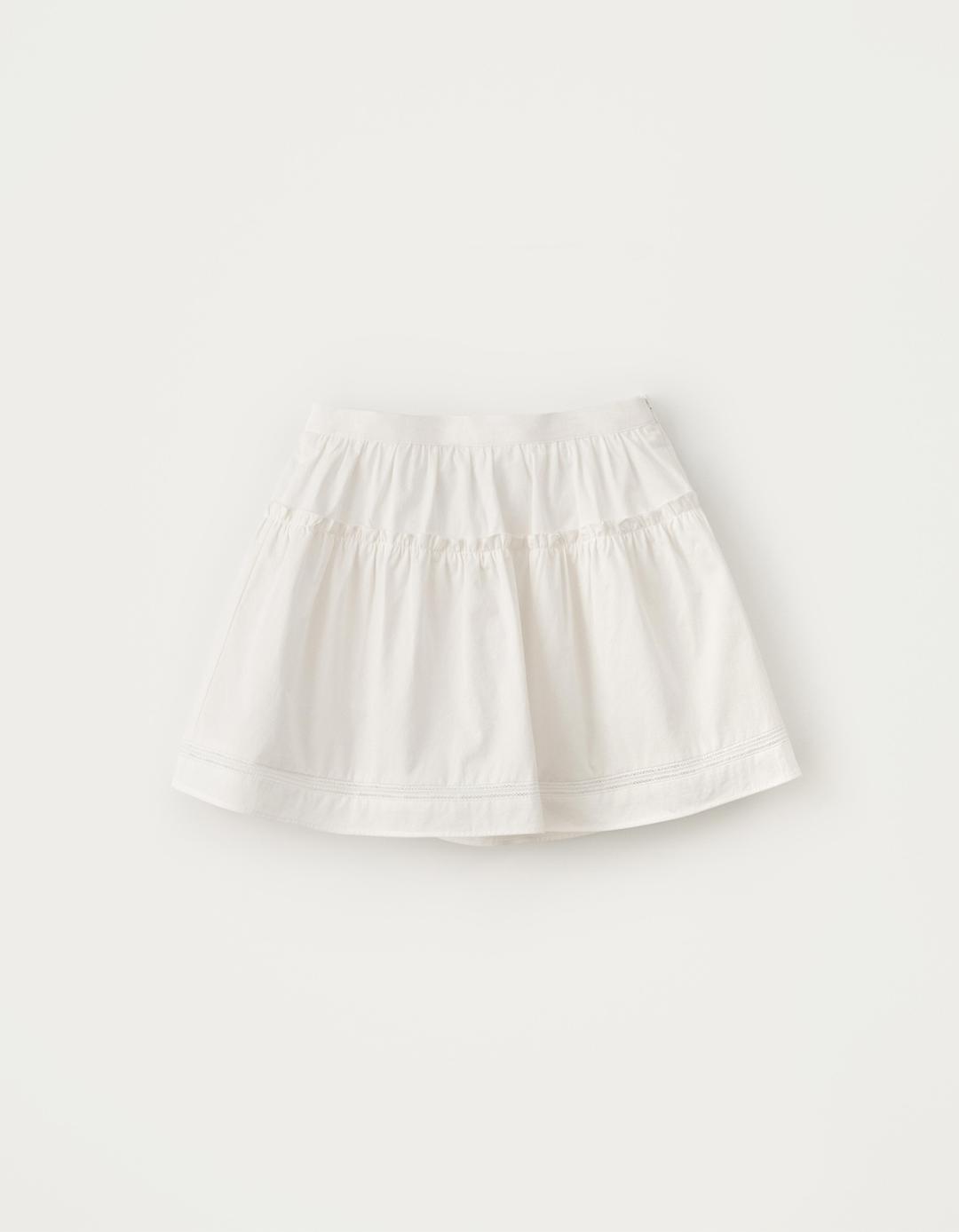 [Release] Soy Shirring Mini Skirt - Ivory
