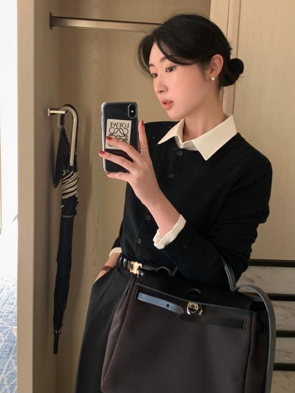 Dela round cardigan