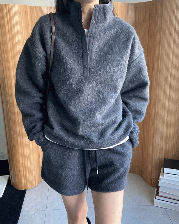 25FW 윈터 헤어 풀오버