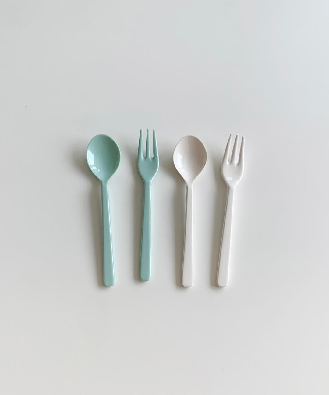 [피클샵] mm 커트러리 & 티스푼세트 (2type / 2color)