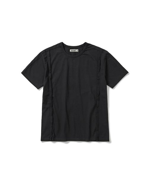 카락터(KARACTOR) Fiddlehead half T-shirts / Black charcoal - 사이즈 & 후기 | 무신사